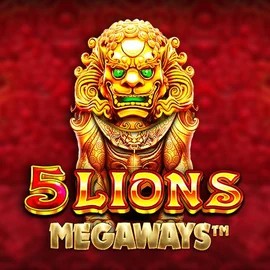 5 Lions Megaways logo by Pragmatic Play at Bizzo Casino