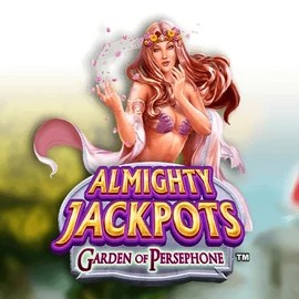 Almighty Jackpots: Garden of Persephone logo – Jackpots by Novomatic at Bizzo Casino