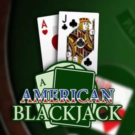 American Blackjack slot logo by Habanero at Bizzo Casino