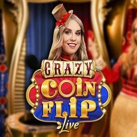 Crazy Coin Flip game by Evolution – logo hosted on Bizzo Casino