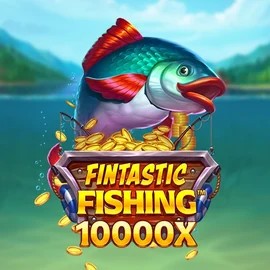 Fintastic Fishing online game logo by Foxium on bizzo-kazino.com