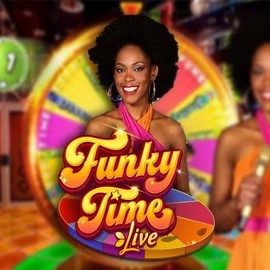Live Casino logo of Funky Time from Evolution at Bizzo Casino