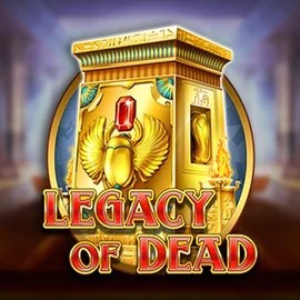 Official Slots logo: Legacy of Dead by Play’n GO at Bizzo Casino
