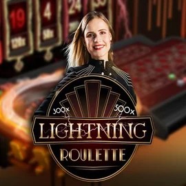 Lightning Roulette slot visual from Evolution available on bizzo-kazino.com