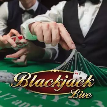 Table Games logo of Live Blackjack from Evolution at Bizzo Casino
