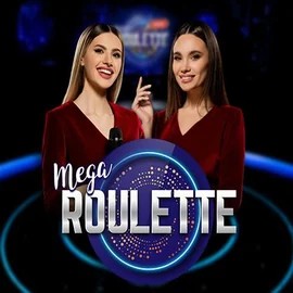 Official Live Casino logo: Mega Roulette by Pragmatic Play at Bizzo Casino