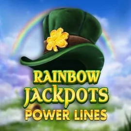 Rainbow Jackpots Power Lines slot visual from Red Tiger Gaming available on bizzo-kazino.com