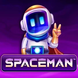 Spaceman slot logo by Pragmatic Play at Bizzo Casino