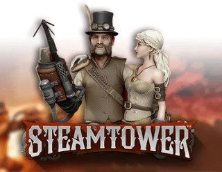 Steam Tower Slot by NetEnt, showcased at bizzo-kazino.com – game logo