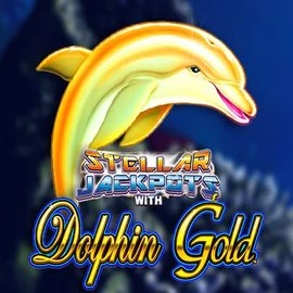 Play the Dolphin Gold with Stellar Jackpots slot by Lightning Box Game on Bizzo Casino