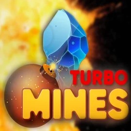 Turbo Mines logo by Turbo Games Bizzo Casino