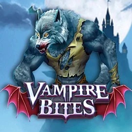 Vampire Bites slot logo by Amusnet Interactive at Bizzo Casino